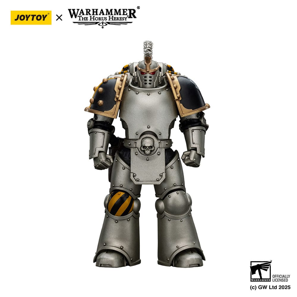 Warhammer The Horus Heresy Action Figure 1/18 lron Warriors Command Squad Chosen with Legion Standard Joy Toy (CN)