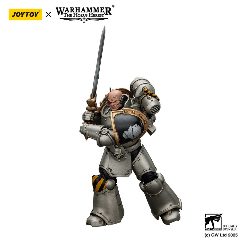 Warhammer The Horus Heresy Action Figure 1/18 lron Warriors Command Squad Chosen with Legion Standard Joy Toy (CN)