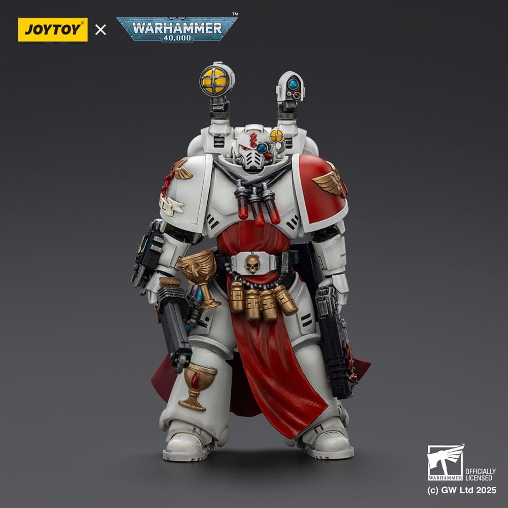Warhammer 40 000 Combat Patrol Blood Angels Action Figure Sanguinary Priest with Heavy bolt pistol chainsword and narthecium Joy Toy (CN)
