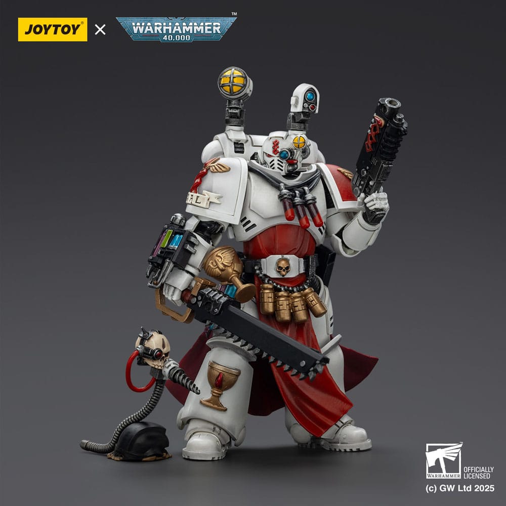 Warhammer 40 000 Combat Patrol Blood Angels Action Figure Sanguinary Priest with Heavy bolt pistol chainsword and narthecium Joy Toy (CN)