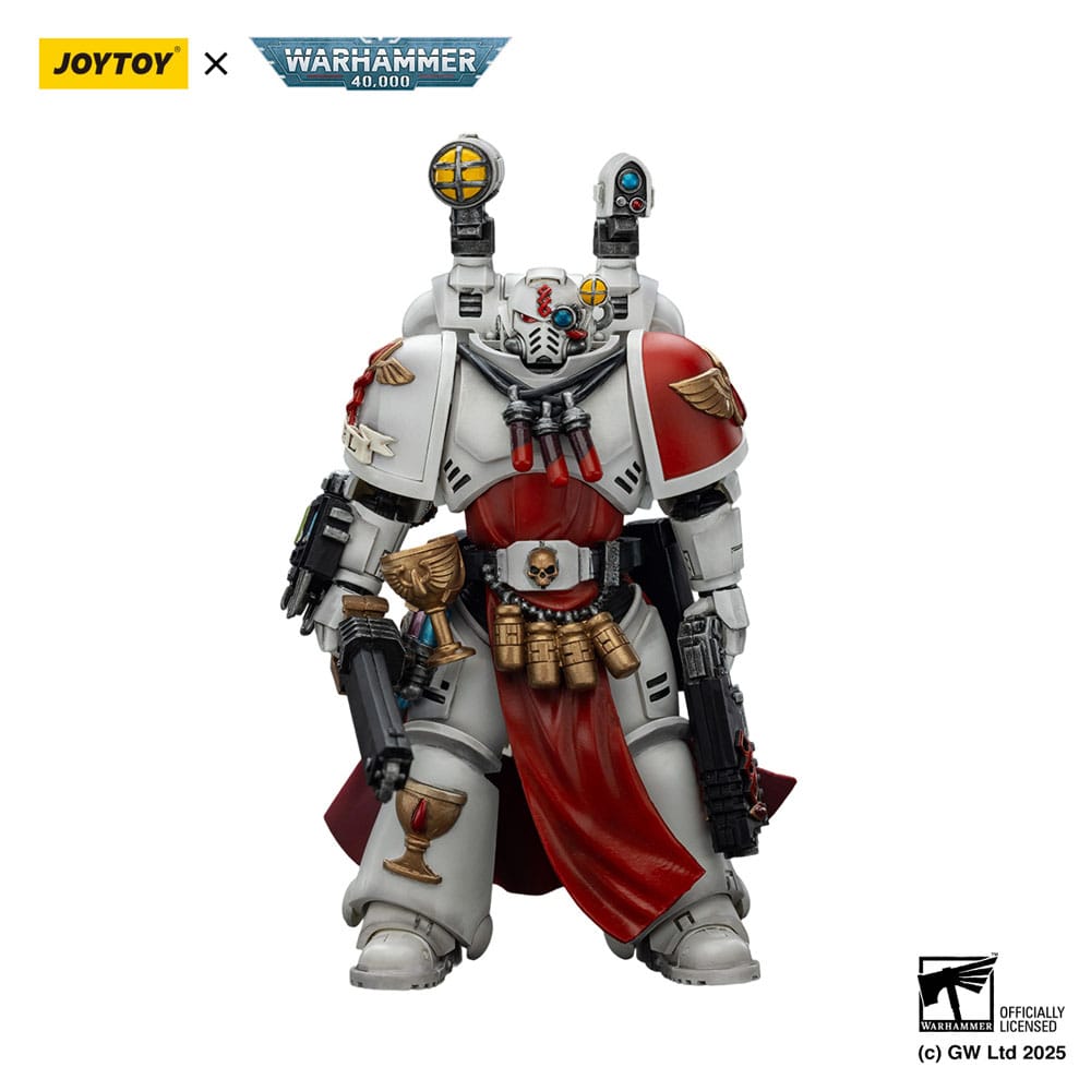 Warhammer 40 000 Combat Patrol Blood Angels Action Figure Sanguinary Priest with Heavy bolt pistol chainsword and narthecium Joy Toy (CN)