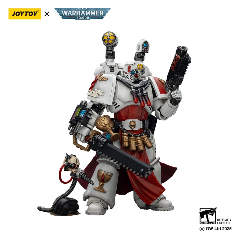 Warhammer 40 000 Combat Patrol Blood Angels Action Figure Sanguinary Priest with Heavy bolt pistol chainsword and narthecium Joy Toy (CN)