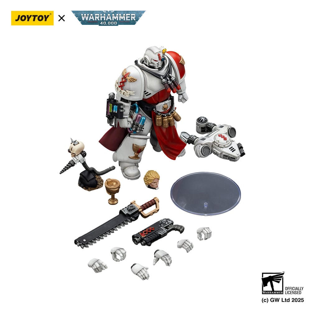 Warhammer 40 000 Combat Patrol Blood Angels Action Figure Sanguinary Priest with Heavy bolt pistol chainsword and narthecium Joy Toy (CN)