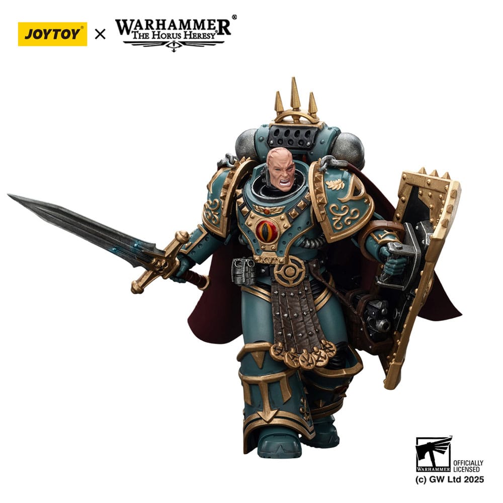 Warhammer The Horus Heresy Action Figure Sons of Horus Little Horus Aximand Captain of the 5th Company Joy Toy (CN)