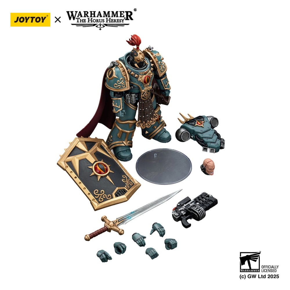 Warhammer The Horus Heresy Action Figure Sons of Horus Little Horus Aximand Captain of the 5th Company Joy Toy (CN)