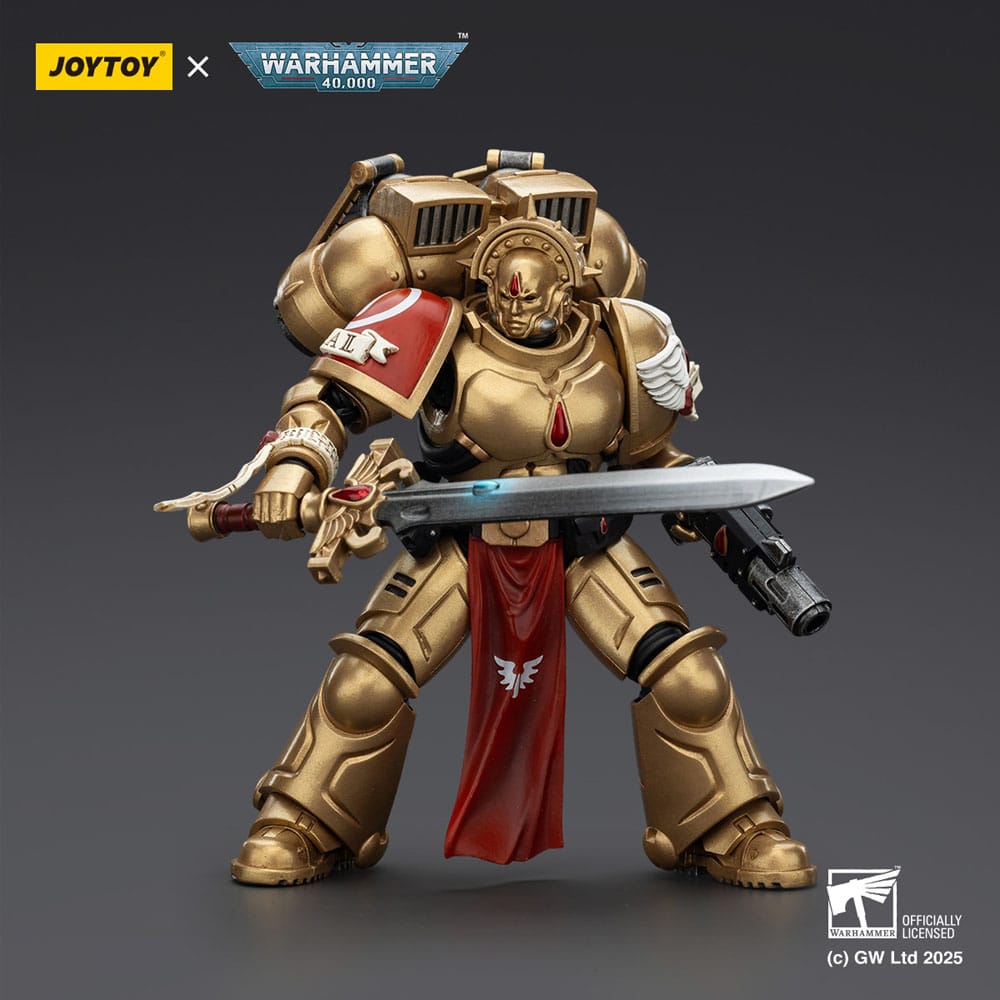 Warhammer 40 000 Combat Patrol Blood Angels Action Figure Sanguinary Guard 1 with Inferno Pistol and Encarmine Blade Joy Toy (CN)
