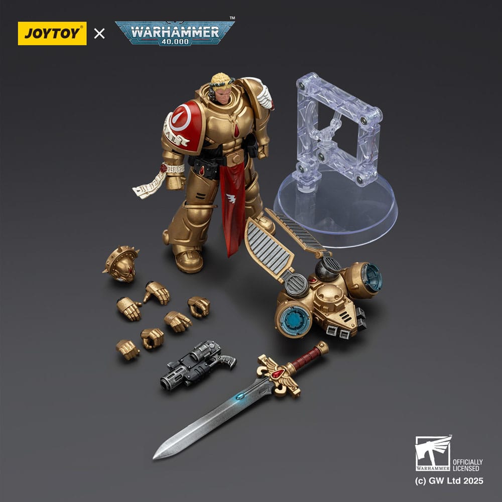 Warhammer 40 000 Combat Patrol Blood Angels Action Figure Sanguinary Guard 1 with Inferno Pistol and Encarmine Blade Joy Toy (CN)