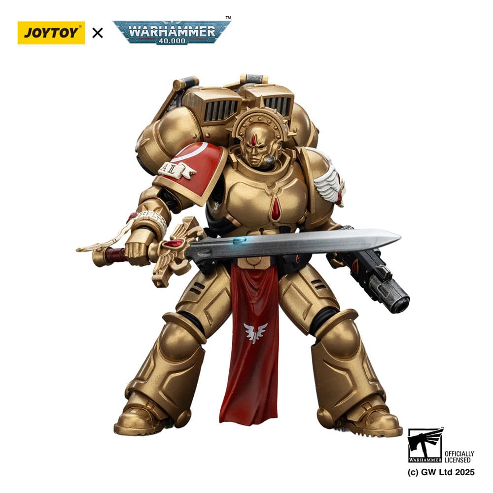 Warhammer 40 000 Combat Patrol Blood Angels Action Figure Sanguinary Guard 1 with Inferno Pistol and Encarmine Blade Joy Toy (CN)