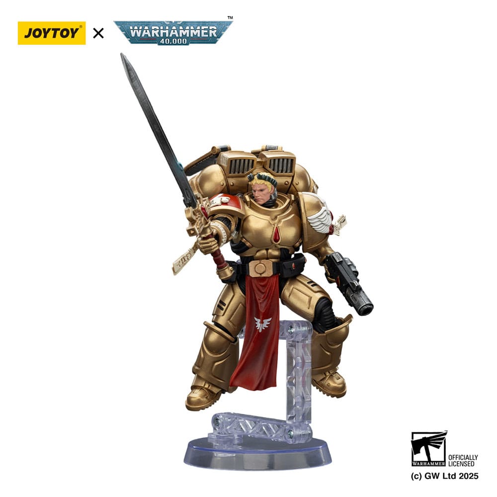 Warhammer 40 000 Combat Patrol Blood Angels Action Figure Sanguinary Guard 1 with Inferno Pistol and Encarmine Blade Joy Toy (CN)