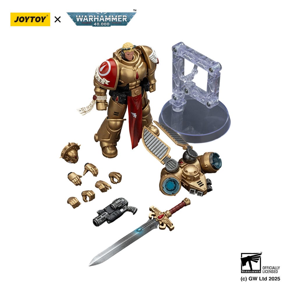 Warhammer 40 000 Combat Patrol Blood Angels Action Figure Sanguinary Guard 1 with Inferno Pistol and Encarmine Blade Joy Toy (CN)