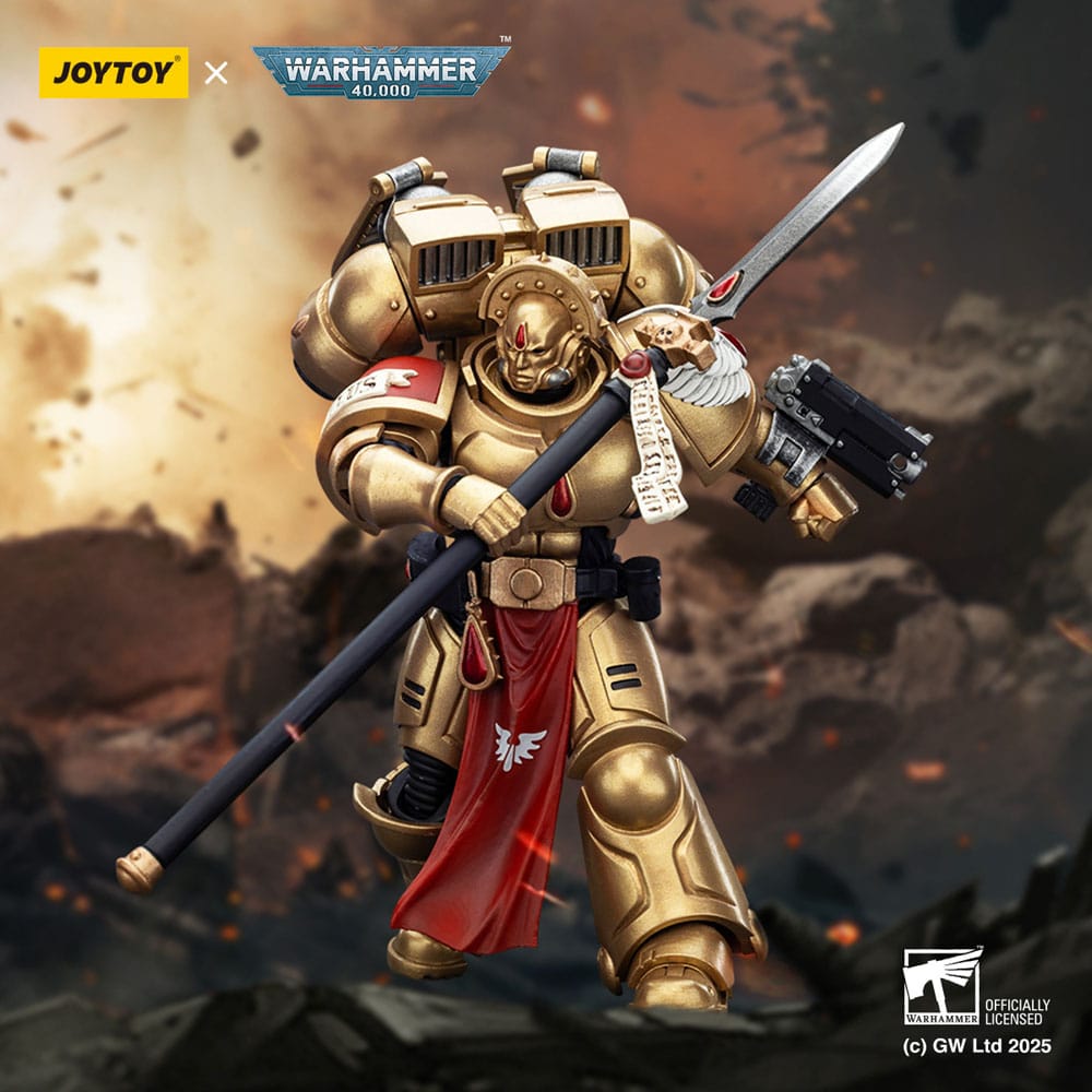 Warhammer 40 000 Combat Patrol Blood Angels Action Figure Sanguinary Guard 2 with Angelus Boltgun and Encarmine Spear Joy Toy (CN)