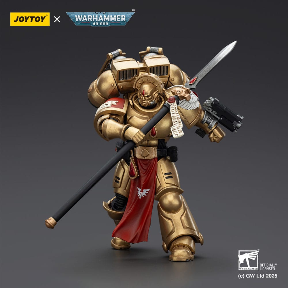 Warhammer 40 000 Combat Patrol Blood Angels Action Figure Sanguinary Guard 2 with Angelus Boltgun and Encarmine Spear Joy Toy (CN)