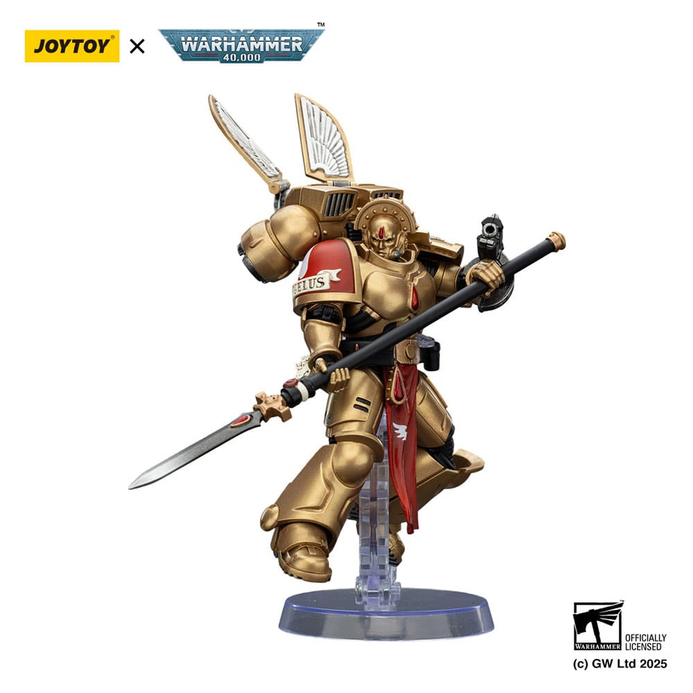 Warhammer 40 000 Combat Patrol Blood Angels Action Figure Sanguinary Guard 2 with Angelus Boltgun and Encarmine Spear Joy Toy (CN)