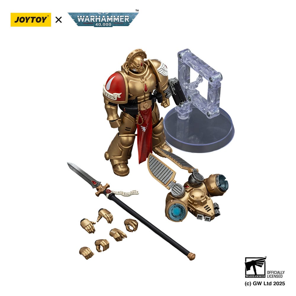 Warhammer 40 000 Combat Patrol Blood Angels Action Figure Sanguinary Guard 2 with Angelus Boltgun and Encarmine Spear Joy Toy (CN)