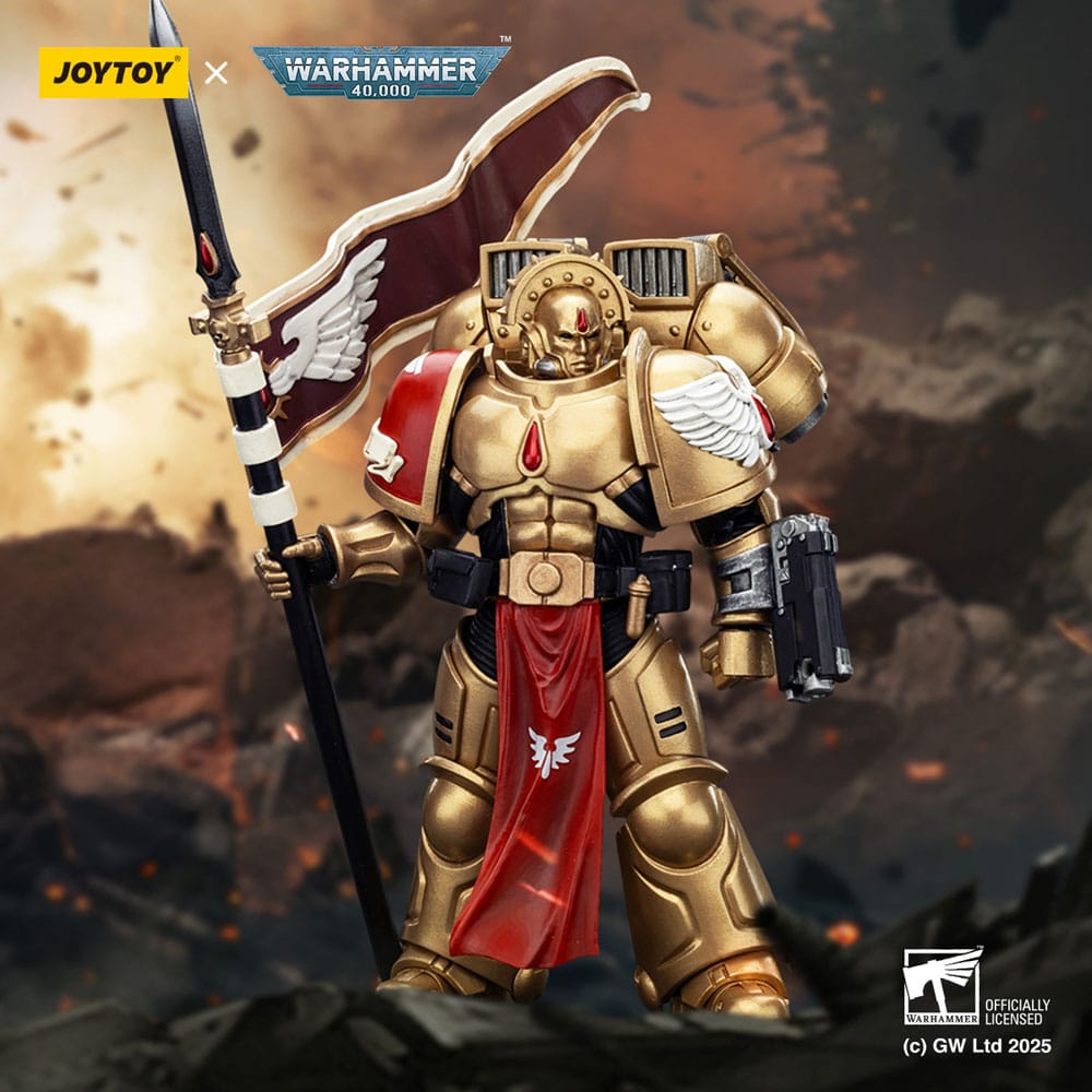 Warhammer 40 000 Combat Patrol Blood Angels Action Figure Sanguinary Guard 3 with Angelus Boltgun and Encarmine Spear Joy Toy (CN)