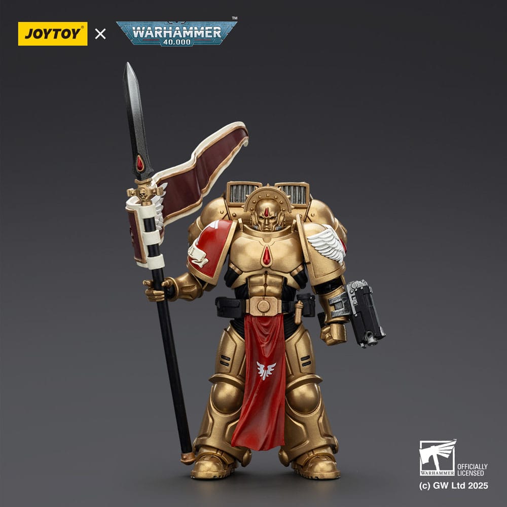 Warhammer 40 000 Combat Patrol Blood Angels Action Figure Sanguinary Guard 3 with Angelus Boltgun and Encarmine Spear Joy Toy (CN)