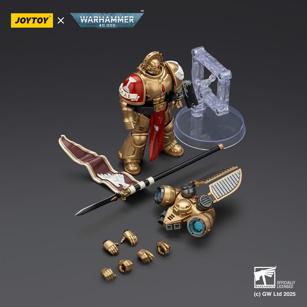 Warhammer 40 000 Combat Patrol Blood Angels Action Figure Sanguinary Guard 3 with Angelus Boltgun and Encarmine Spear Joy Toy (CN)