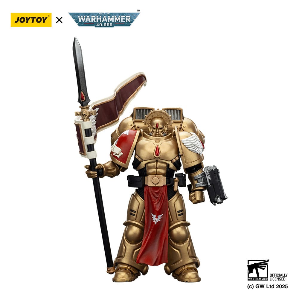 Warhammer 40 000 Combat Patrol Blood Angels Action Figure Sanguinary Guard 3 with Angelus Boltgun and Encarmine Spear Joy Toy (CN)