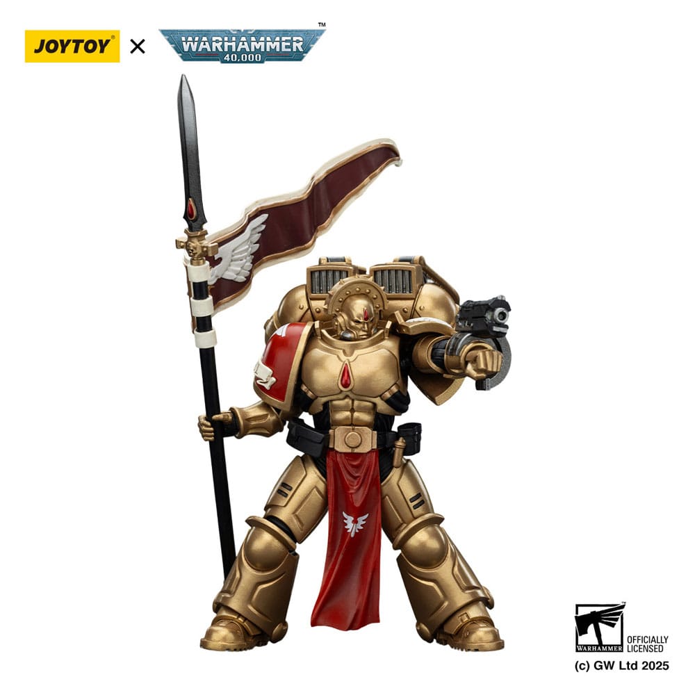 Warhammer 40 000 Combat Patrol Blood Angels Action Figure Sanguinary Guard 3 with Angelus Boltgun and Encarmine Spear Joy Toy (CN)