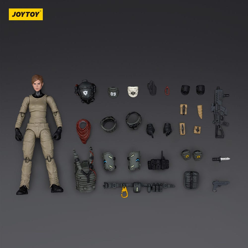APOC Series Dark Source Action Figur Stellar Scar Assault Team Gravelgold Joy Toy (CN)