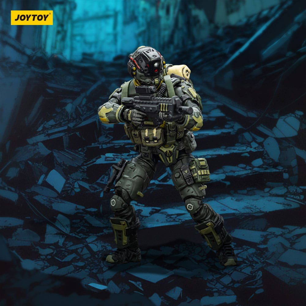 Steel Ride Corps Dark Source Action Figur Assaulter Rhett Joy Toy (CN)