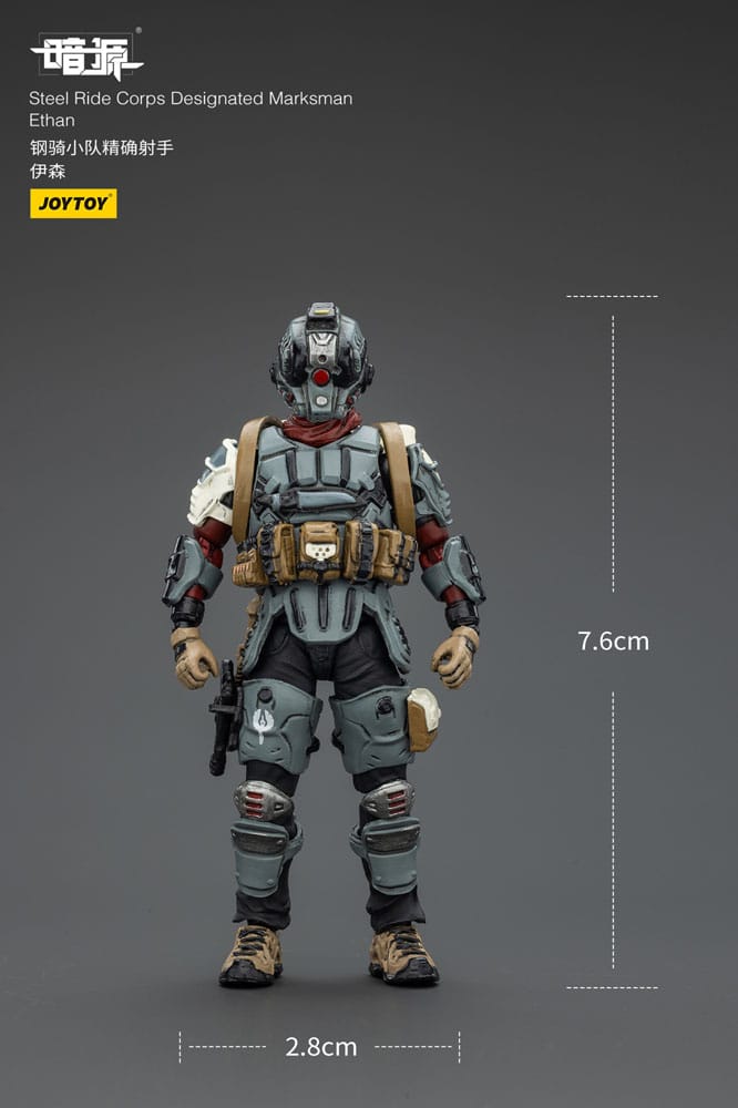 Steel Ride Corps Dark Source Action Figur Designated Marksman Ethan Joy Toy (CN)