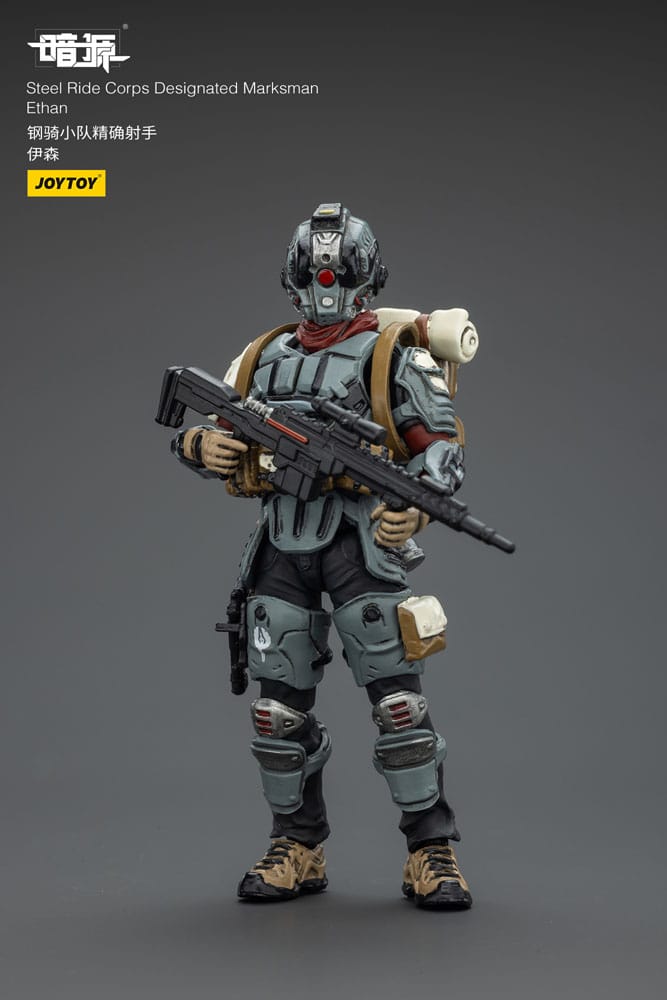 Steel Ride Corps Dark Source Action Figur Designated Marksman Ethan Joy Toy (CN)