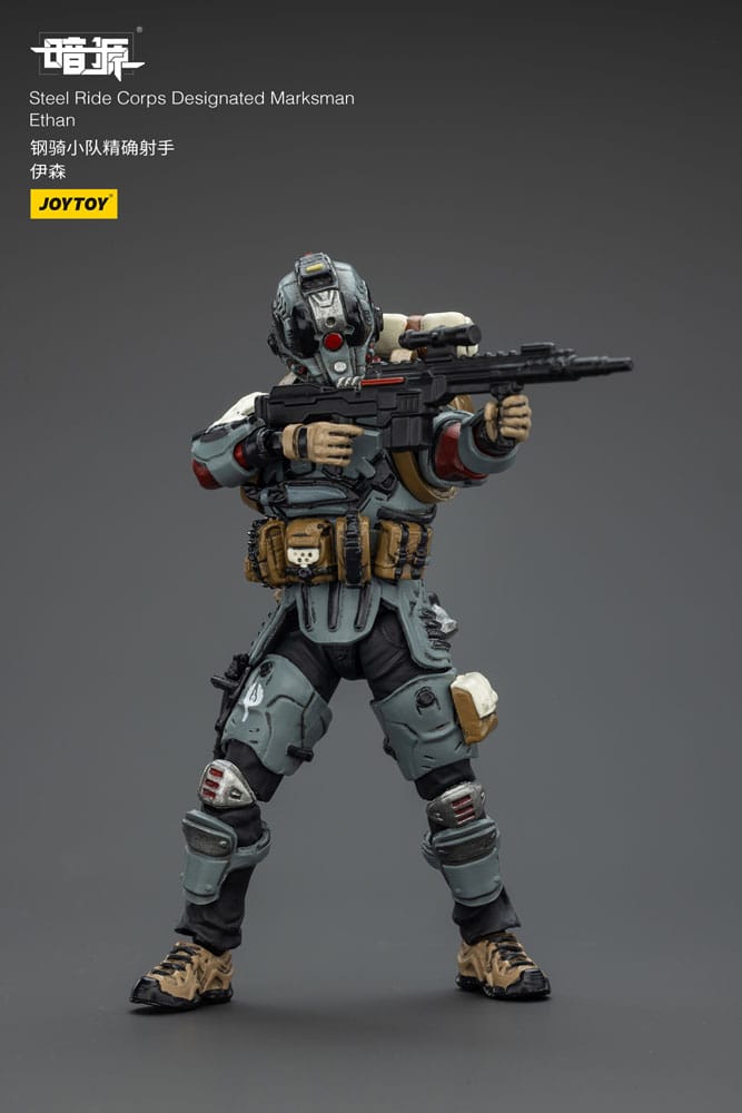 Steel Ride Corps Dark Source Action Figur Designated Marksman Ethan Joy Toy (CN)