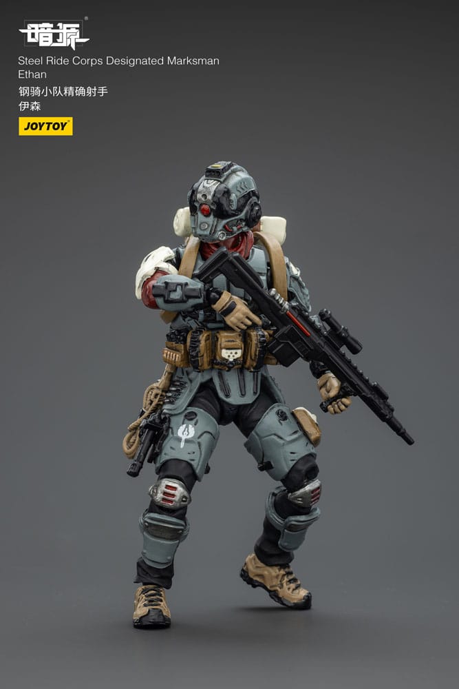Steel Ride Corps Dark Source Action Figur Designated Marksman Ethan Joy Toy (CN)
