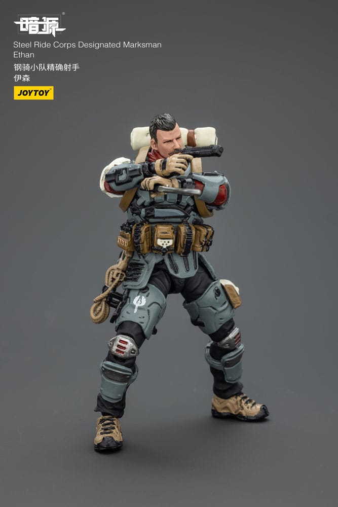 Steel Ride Corps Dark Source Action Figur Designated Marksman Ethan Joy Toy (CN)