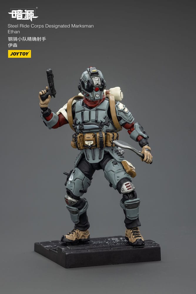Steel Ride Corps Dark Source Action Figur Designated Marksman Ethan Joy Toy (CN)