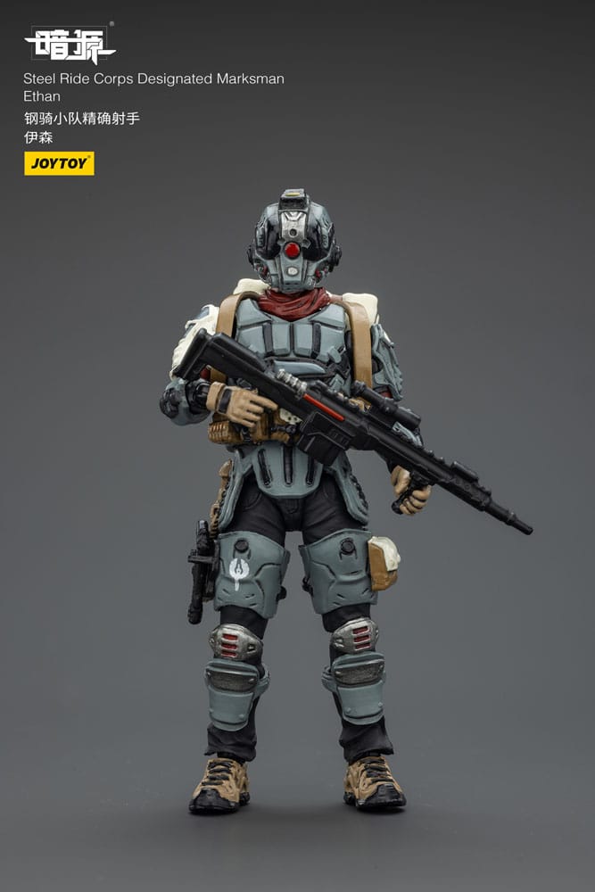 Steel Ride Corps Dark Source Action Figur Designated Marksman Ethan Joy Toy (CN)