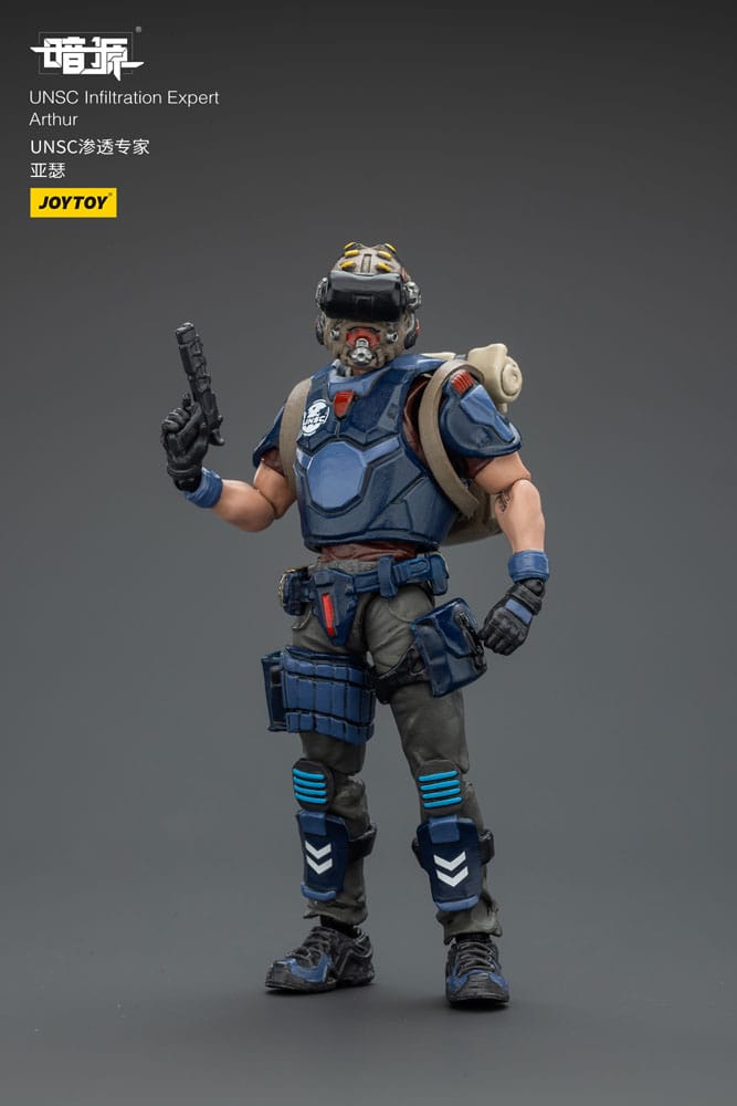 UNSC Dark Source Action Figur Infiltration Expert Arthur Joy Toy (CN)