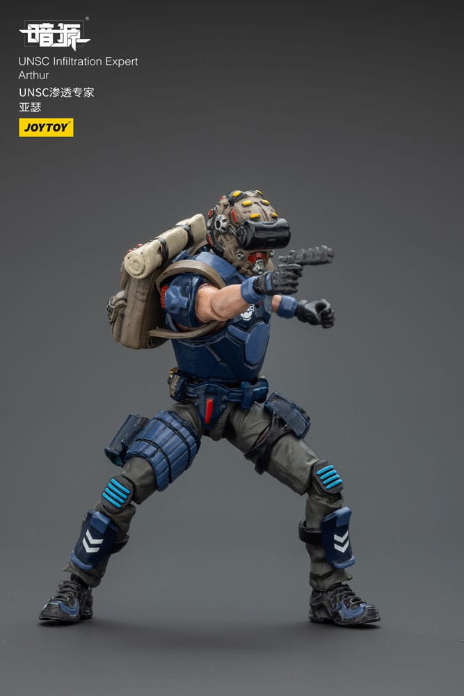 UNSC Dark Source Action Figur Infiltration Expert Arthur Joy Toy (CN)