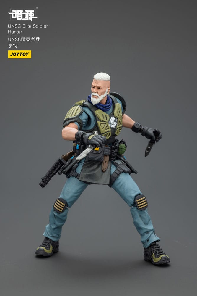 UNSC Dark Source Action Figur Elite Soldier Hunter Joy Toy (CN)