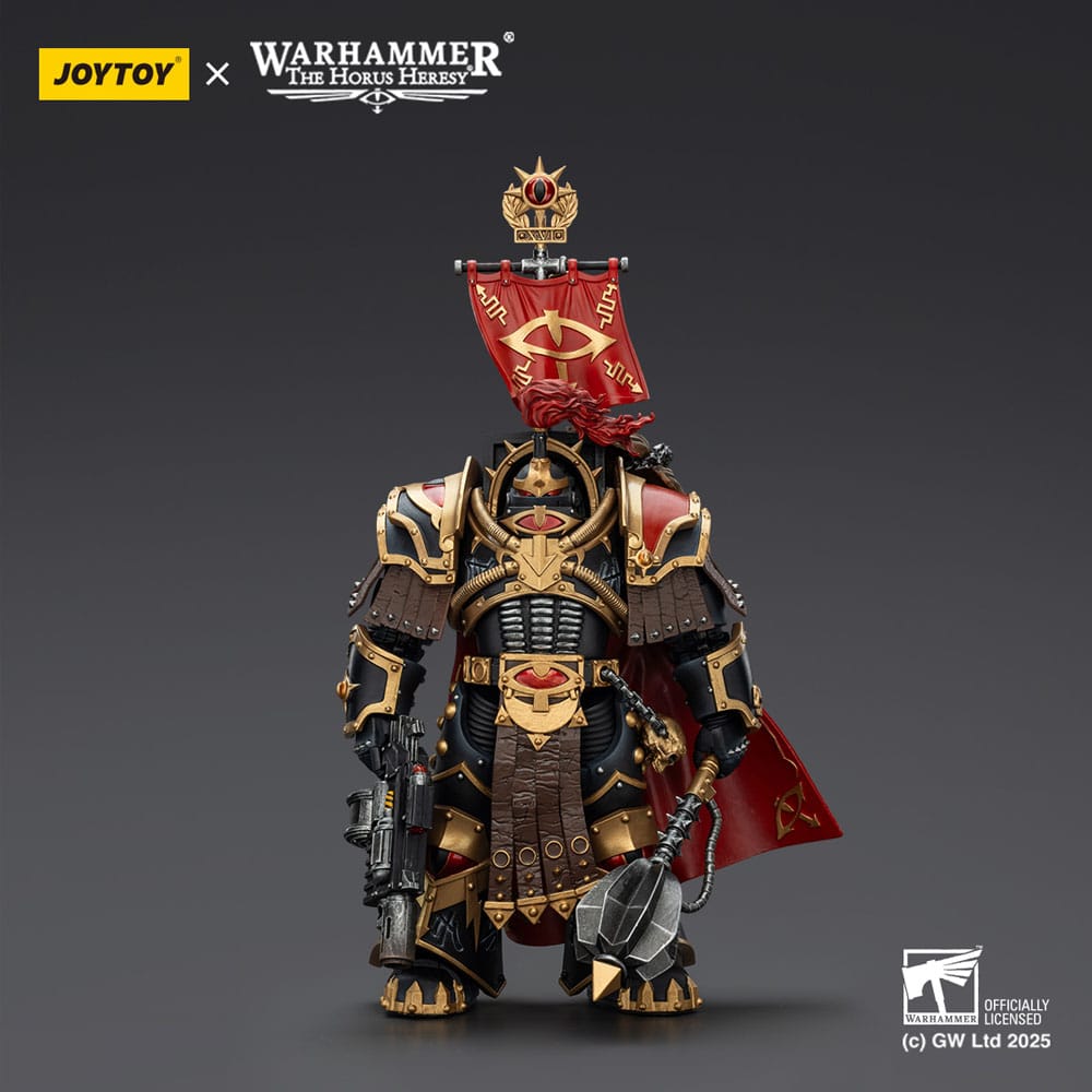 Warhammer 40 000 Sons of Horus Action Figure Legion Cataphractii Praetorwith Combi Melta and Power Maul Joy Toy (CN)