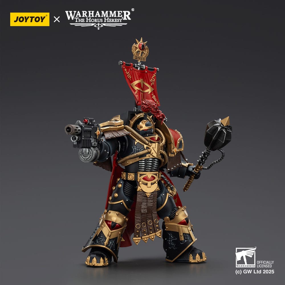 Warhammer 40 000 Sons of Horus Action Figure Legion Cataphractii Praetorwith Combi Melta and Power Maul Joy Toy (CN)