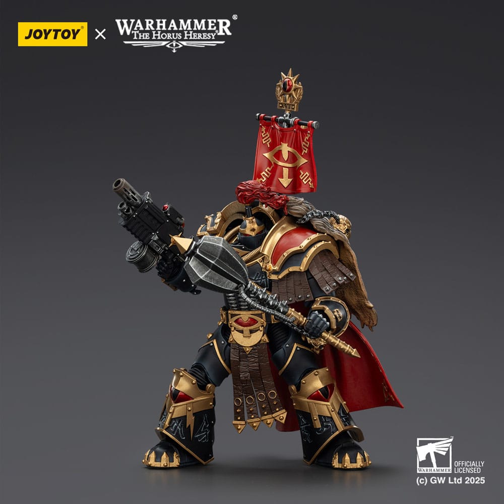 Warhammer 40 000 Sons of Horus Action Figure Legion Cataphractii Praetorwith Combi Melta and Power Maul Joy Toy (CN)