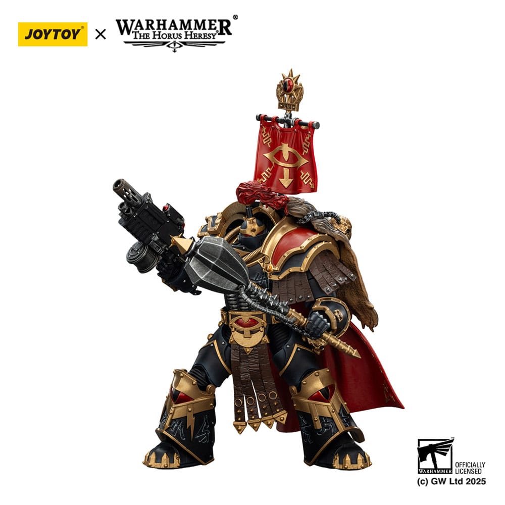 Warhammer 40 000 Sons of Horus Action Figure Legion Cataphractii Praetorwith Combi Melta and Power Maul Joy Toy (CN)