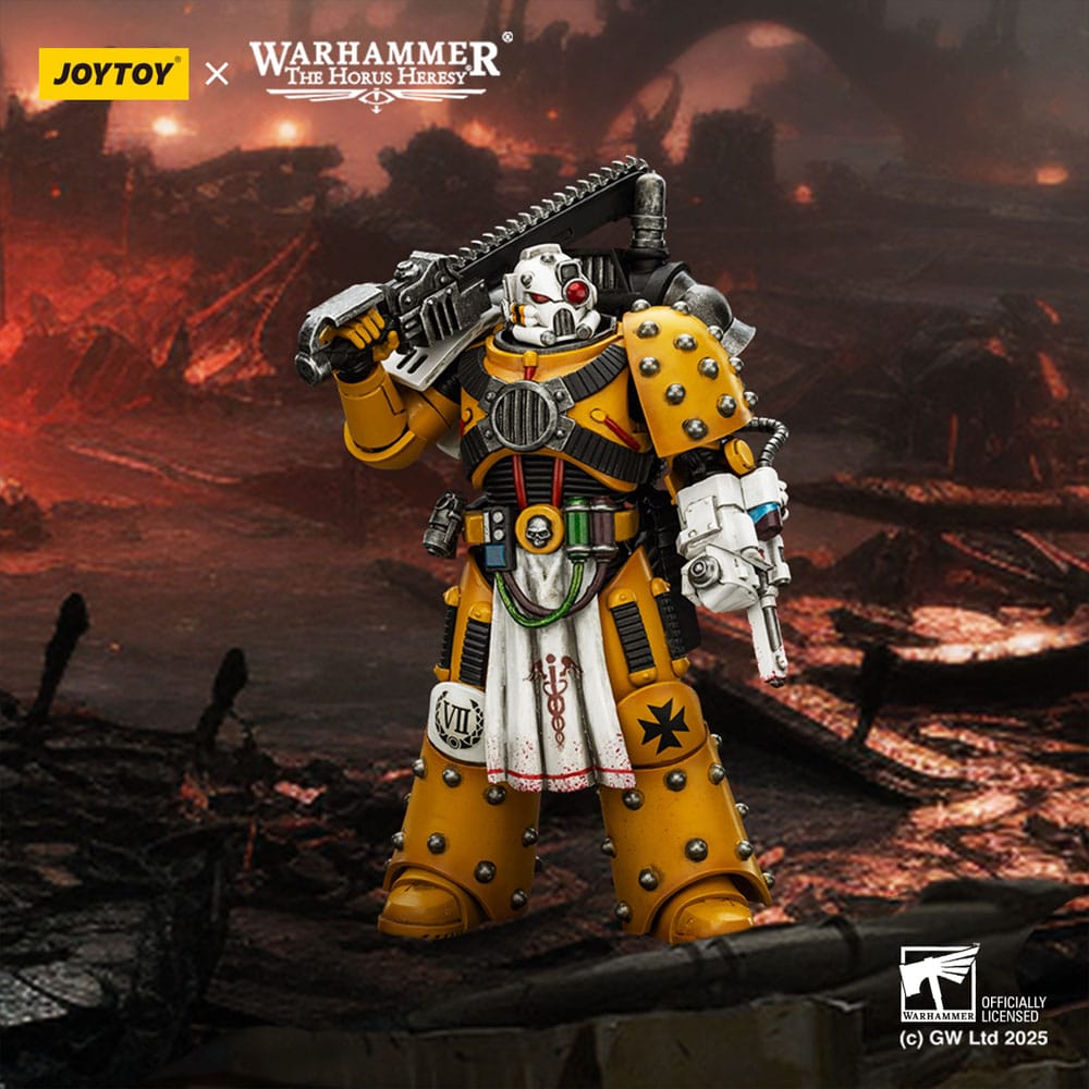 Warhammer 40 000 imperial Fists Action Figure Legion Apothecary Joy Toy (CN)