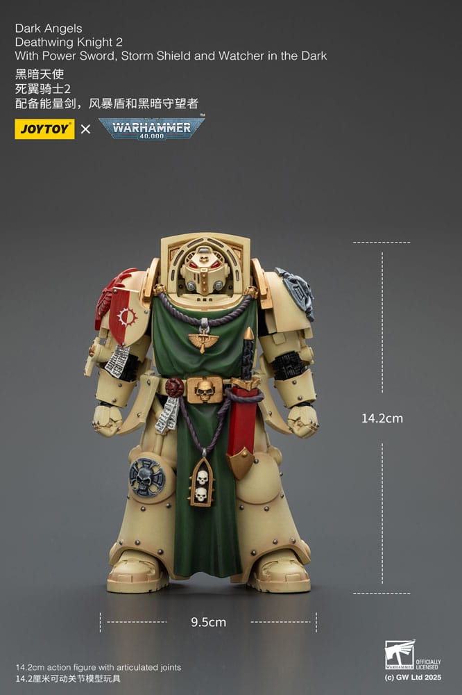 Warhammer 40 000 Action Figure Dark Angels Deathwing Knight 2 Joy Toy (CN)