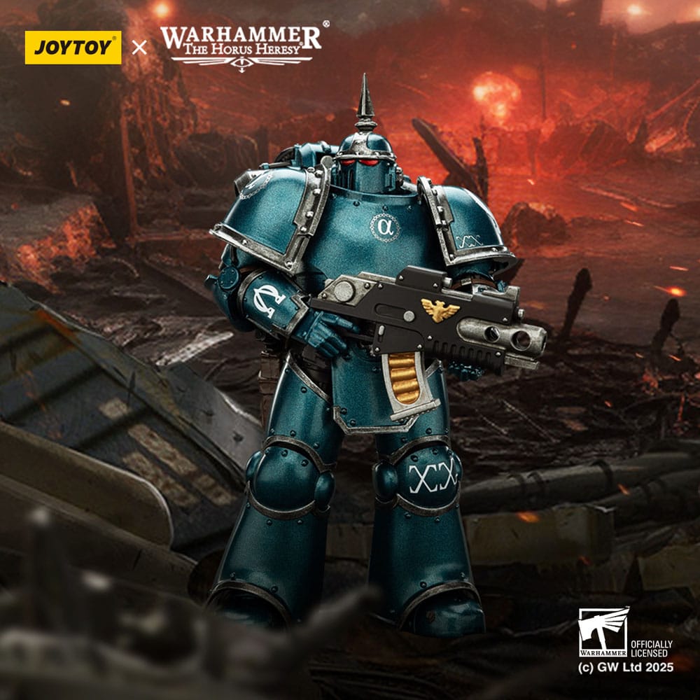 Warhammer The Horus Heresy Action Figure Alpha Legion MK lll Tactical Legionary Joy Toy (CN)