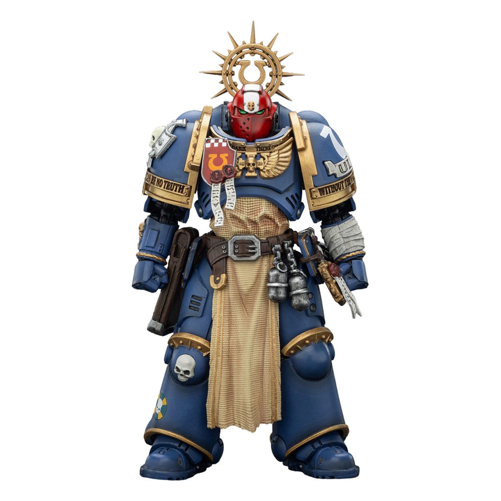 Warhammer 40 000 Action Figure Ultramarines Metaurus with Power Axe Stormshield and Plasma Pistol Joy Toy (CN)