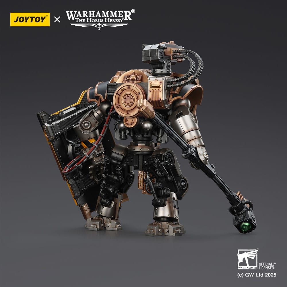 Warhammer The Horus Heresy Action Figure Iron Warriors Iron Circle Domitar Ferrum Class Battle automata with Karceri Battle Shield Joy Toy (CN)