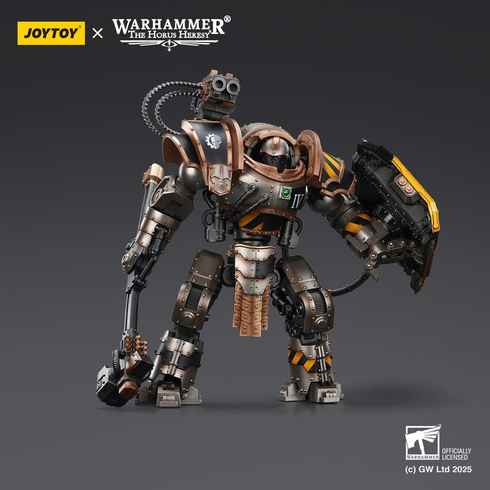 Warhammer The Horus Heresy Action Figure Iron Warriors Iron Circle Domitar Ferrum Class Battle automata with Karceri Battle Shield Joy Toy (CN)