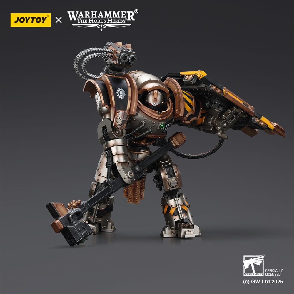 Warhammer The Horus Heresy Action Figure Iron Warriors Iron Circle Domitar Ferrum Class Battle automata with Karceri Battle Shield Joy Toy (CN)