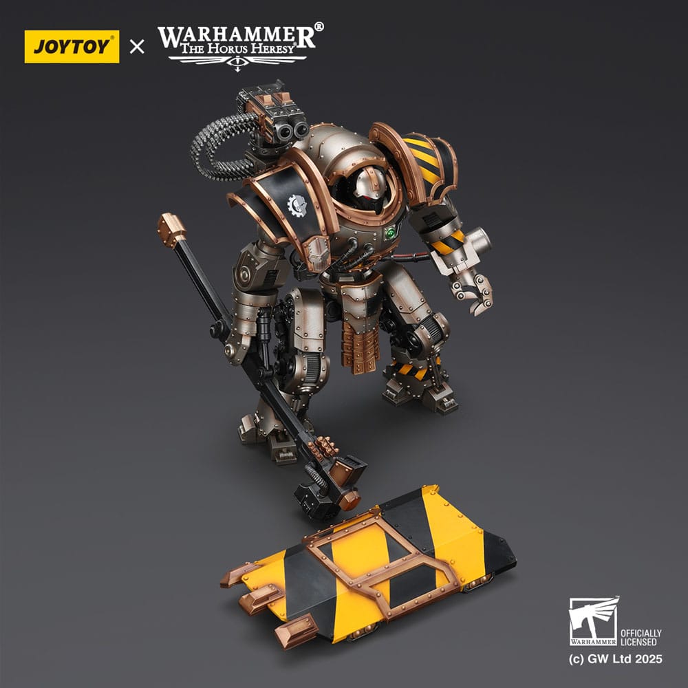 Warhammer The Horus Heresy Action Figure Iron Warriors Iron Circle Domitar Ferrum Class Battle automata with Karceri Battle Shield Joy Toy (CN)