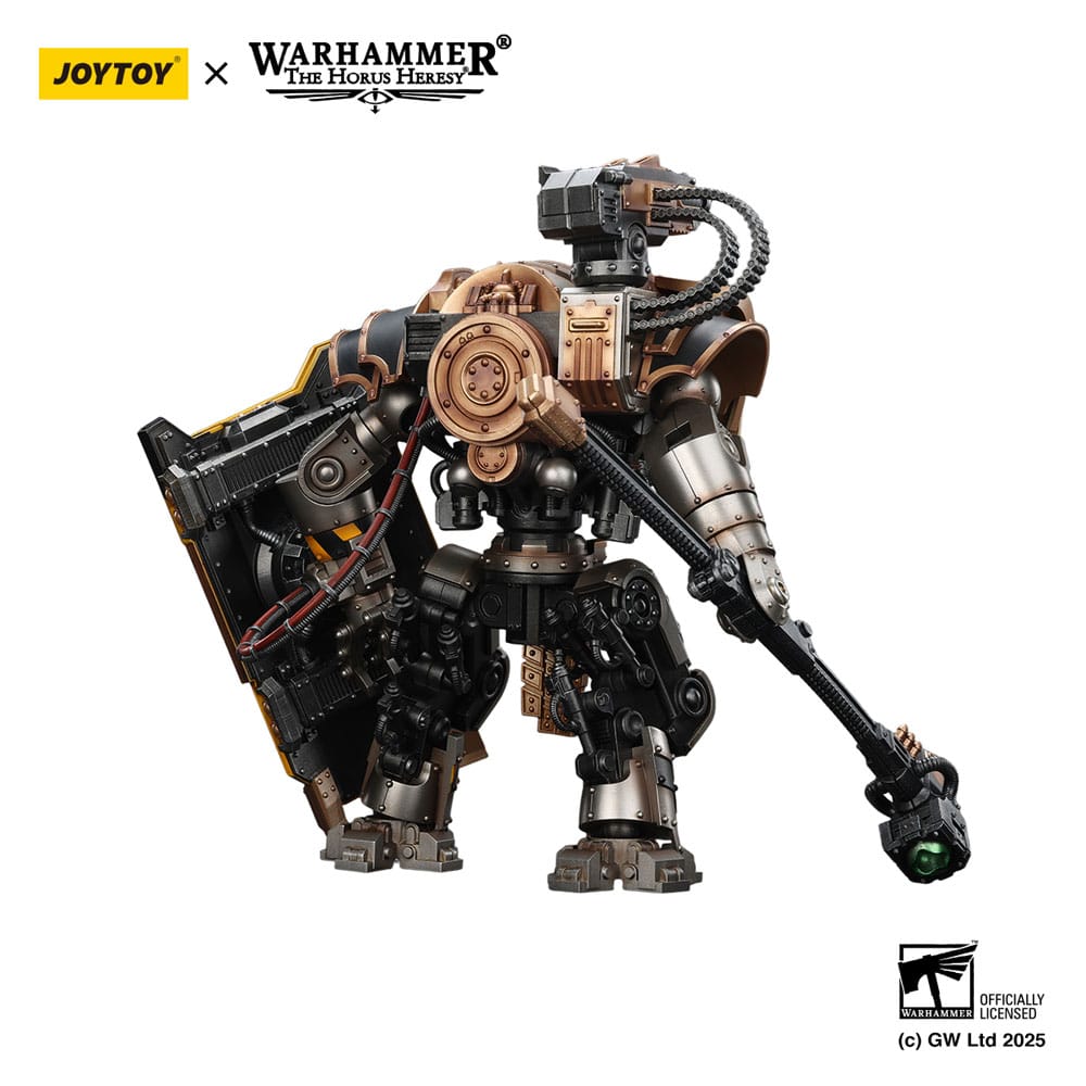 Warhammer The Horus Heresy Action Figure Iron Warriors Iron Circle Domitar Ferrum Class Battle automata with Karceri Battle Shield Joy Toy (CN)