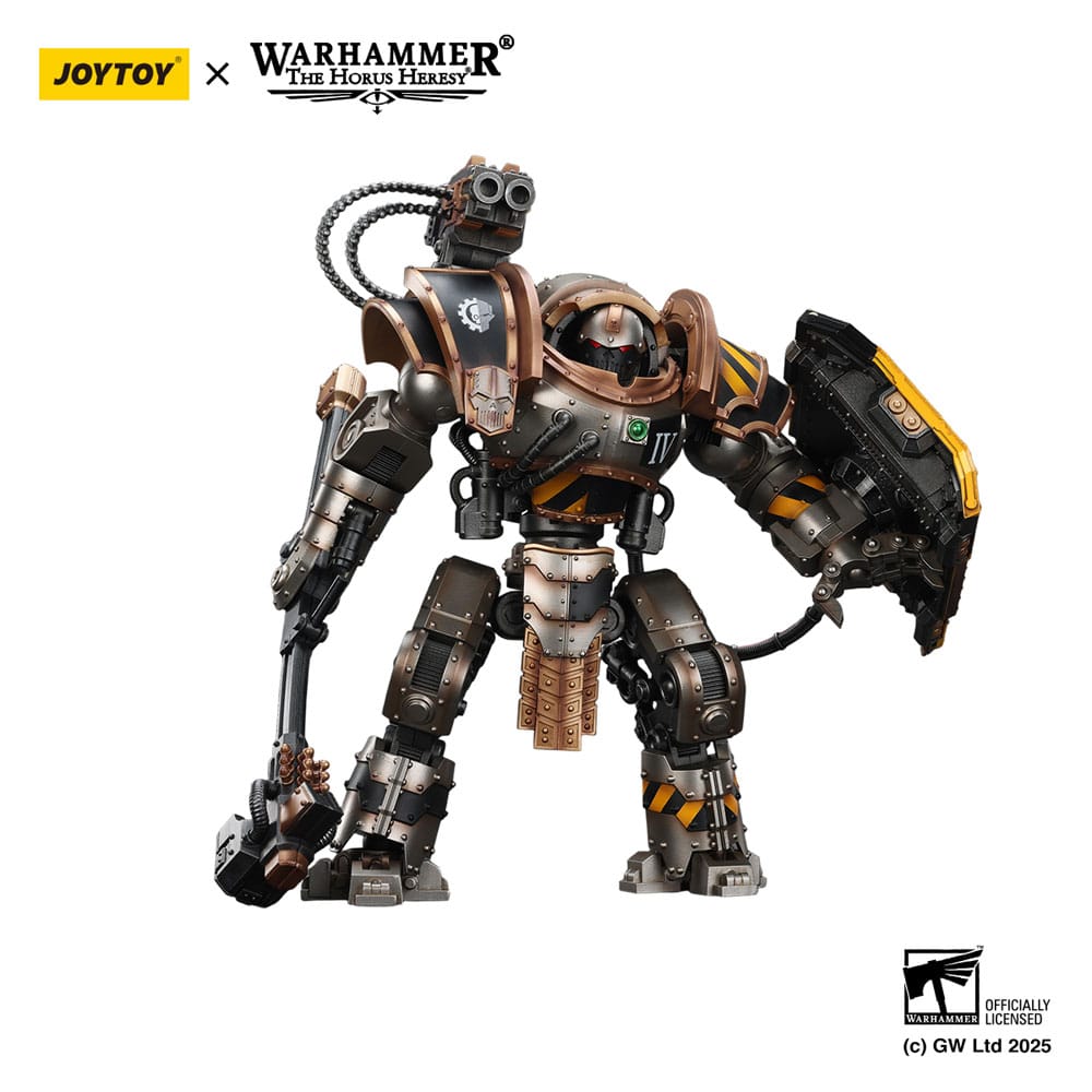 Warhammer The Horus Heresy Action Figure Iron Warriors Iron Circle Domitar Ferrum Class Battle automata with Karceri Battle Shield Joy Toy (CN)