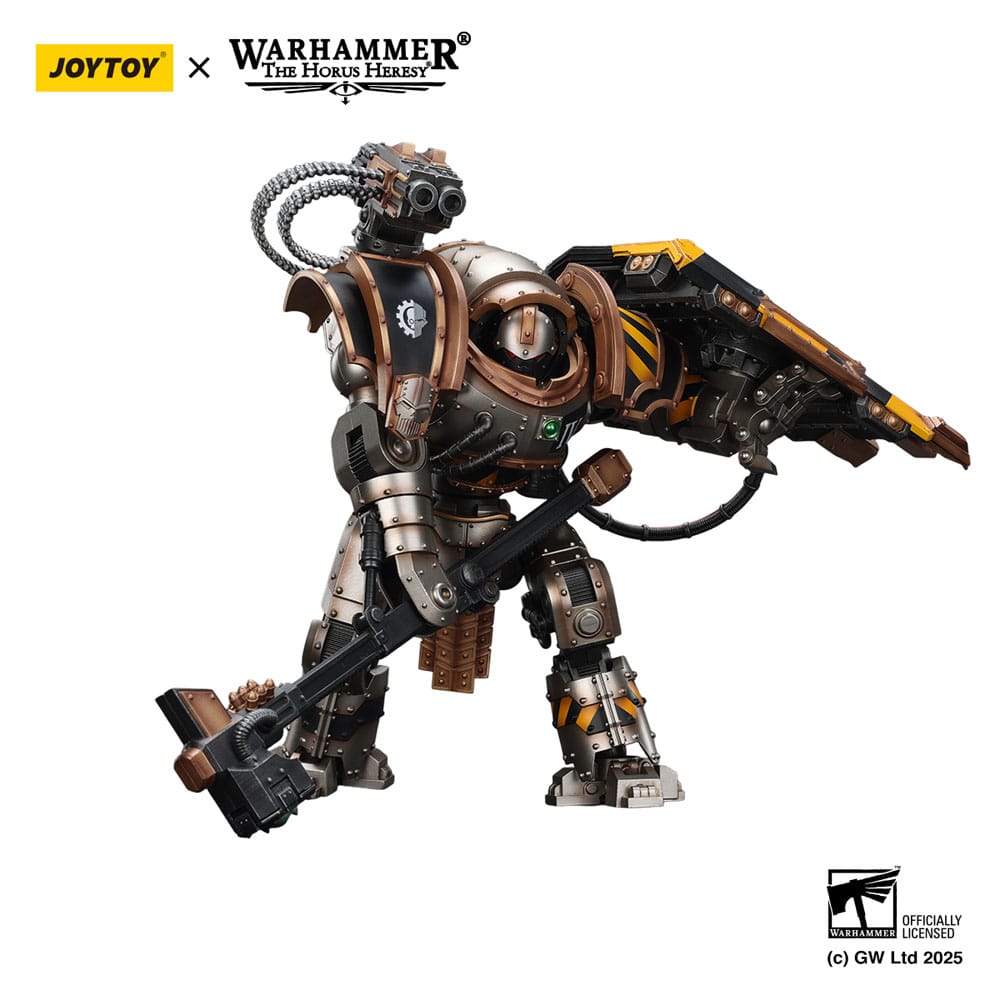 Warhammer The Horus Heresy Action Figure Iron Warriors Iron Circle Domitar Ferrum Class Battle automata with Karceri Battle Shield Joy Toy (CN)